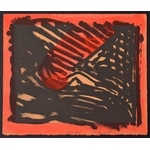 Howard Hodgkin RED EYE Lithograph